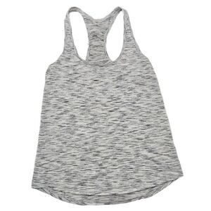 Lululemon Womens M Our Sport Tank Tiger Space Dye Black White